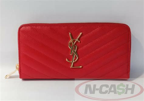 saint laurent red wallet|yves saint laurent wallet sale.